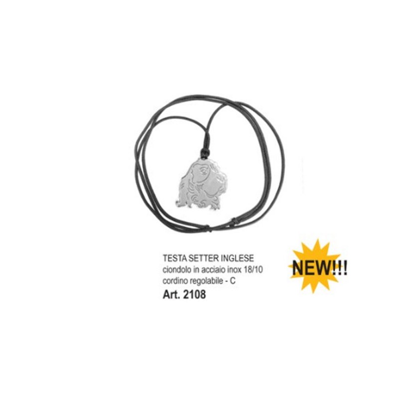 Ciondolo Testa Setter Inglese Art.2108